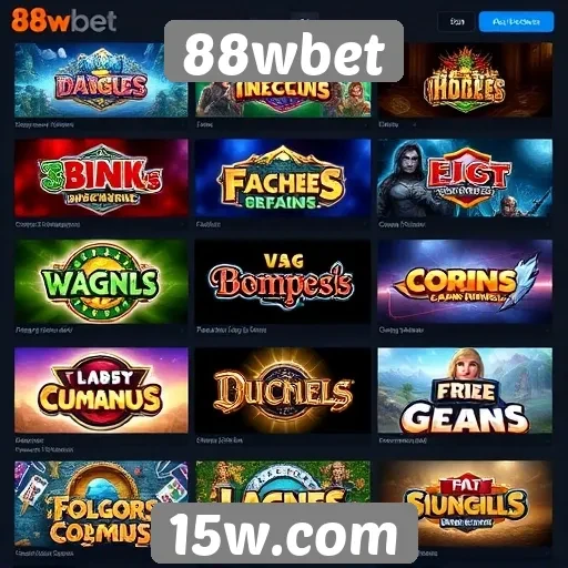 Comparativo de jogos disponíveis no 88wbet